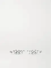 [Suzanne Kalan] Suzanne Kalan - 18-karat White Gold Diamond Earrings - One size One size Gold