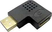DP Adapter for Monitor | Male to Female Displayport Plug - HD Adapter L Shape Monitor Converter, Displayport Adapter, Display Port Converter for PC, Laptop, Projector, Phone Amith