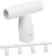 5pcs Spade Handle Replacement Shovel Part Portable Grip Handle Plastic Grip Handle Plastic Snow Shovel Handles Grip Handles Household Shovel Handle Grip Shovel Handles White Pp