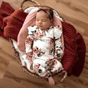 Snuggle Hunny Rosebud Organic Growsuit