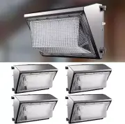 4Pack 150W LED Wall Pack Lights, 100-277V Dusk to Dawn with Photocell, 22500Lm 5