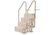 VEVOR 4-Step Taupe Robust Pool Ladder of 2 Handrails for 1219.2-1371.6 mm Pools