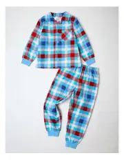 [PJ Club] Flannel Check Pyjama in Assorted