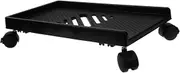 AUTSUPPL Mobile CPU Stand with Wheels Computer Tower Holder for Enhanced Stability Elevates PC Off Carpet Smooth Edges for Home Office Use