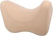 Comfortable Car Neck Pillow fit for Se-at Head Neck Rest Auto Memory Foam Support Protector Automobiles Headrest Pillow Universal Decor (Color : Brown) (Color : Apricot)