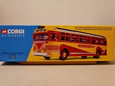 Corgi Classics #54104 Peerless Stages System GM 4509 San Jose 1:50 Diecast NIB