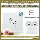 NEW Genuine Original Apple AirPods 3rd Gen w Lightning Charging Case MPNY3ZA/A