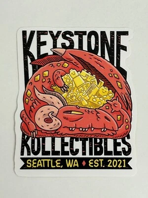 Keystone Kollectibles, "Legomás," the LEGO-hoarding Dragon, Collectible Sticker