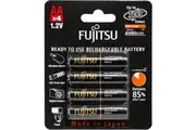 Fujitsu HR-3UTHC NiMH 500 Recharges High Capacity Rechargeable AA Battery 4PK