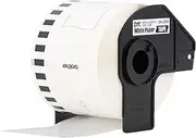 Brother Genuine, DK-22053PK Continuous Paper Label Roll, Cut-to-Length Label, 2.4” x 100 Feet, (3) Rolls Per Box, White (DK22053PK)
