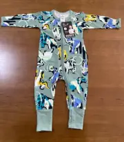 BONDS BABY WONDERSUIT - WOOLLY MAMMOTH - SIZE 00 BNWT