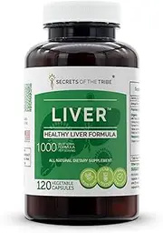 Secrets Of The Tribe - Liver Fortitude, Healthy Liver Formula, Herbal Supplement Blend (120 Capsules)