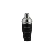 Cocktail Shaker Black Lined Body Drinks Maker Mixer Mixing Spirits Bar Martini