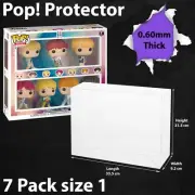 7 Pack size 1 Pop! Protector for Funko Pop! Vinyl