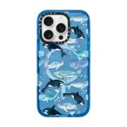 iPhone 16 Pro Impact Case MagSafe Compatible Whales, Orcas & Narwhals