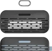 [Geekria] Silicone Speaker Case Cover Compatible with Bose SoundLink Flex Gen 1, Protective Soft Skin, Portable Speakers Travel Carrying Sleeve with Keychain Hook