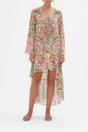 SHORT DRESS WITH HIGH LOW HEM QUEEN ATLANTIS