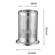Stainless Steel Chopstick Holder Chopsticks Straw Basket Drying Rack
