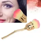 Rose Shaped Professional Nail Art Dust Removal Brush Portable Blusher Loose ECA