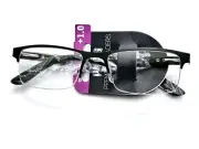 Mens Reading Glasses Womens Readers +1.0 Pugs Premium Spring Hinge