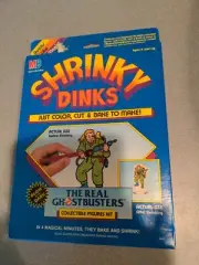 Vintage Shrinky Dinks The Real Ghostbusters Series 1984 Glow Milton Bradley MB