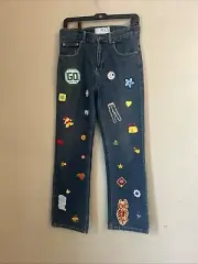 The Series New York Patch Jeans Anthropologie Size 29 One Of A Kind Retail 240$