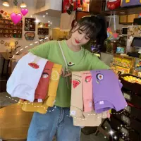 在飛比找momo購物網優惠-【D.studio】韓版水果色系短袖上衣(短袖t恤 女裝 顯