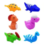 Light-Up Floating Dinosaur Bath Toys Set 6X Baby Bath Toy For Toddler