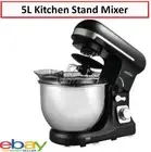 Kitchen Stand Mixer Electric Cake Beater Mixing Machine Dough Hook Whisk 5L Bowl