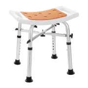 Shower Chair Bath Stool Seat 350 Lbs Height Adjustable Bath Bench with Padded...