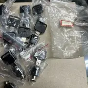 NOS SARIS #309 LOCK PLUG WITH KEY SOLD EACH ROOF RACK
