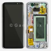 Gray OLED Display LCD Touch Screen Digitizer Frame For Samsung Galaxy S8 Plus