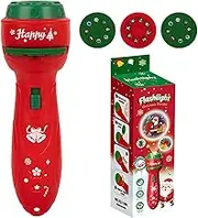 Projector Torch, Projector Torch for Kids, 24 Patterns Picture Projection Projector Flashlight | Holiday Projector, Outdoor Projection, Torch Toy, Portable for Girls
