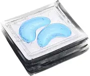 Mikinona Collagen Under Eye Patches Wrinkle Reduction Hydrating Eye Masks for Puffy Eyes 10 Pairs Glittery Blue Women's Skincare