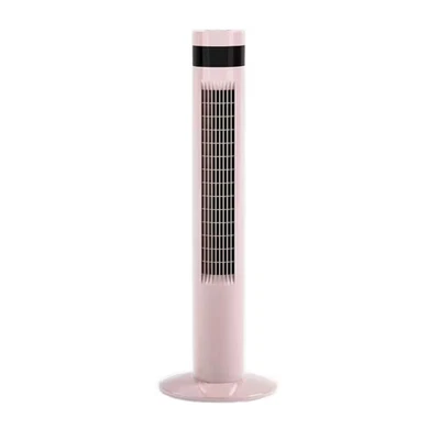 36 In. 3-Fan Speeds Tower Fan in Pink Finish with Remote Control Standing Bladel