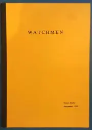WATCHMEN FIRST DRAFT SEPTEMBER 1988 SCREENPLAY BY SAM HAMM UK SELLER