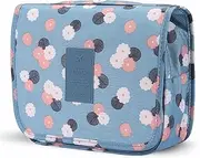Multi-functional Cosmetic Makeup Case Pouch Large Travel Bath Wash Organizer Compact hanging Travel Bag toilet Bag toiletry Bag Washbag Organizer Kits Cosmetic Pouch/Personal care Hygiene Purse (Blue)