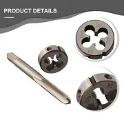 1/4-32 UNEF Tap&Die Set HSS Thread Tap W/ Round Threading Die Right Hand Kits