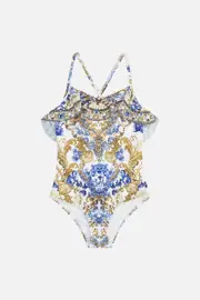 KIDS NECK FRILL ONE PIECE 12-14 SOUL SEARCHING
