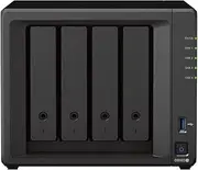 Synology DS923+ 4-Bay Diskstation NAS (AMD Ryzen™ 4 Threads R1600 Dual-Core 4GB Ram 2xRJ-45 1GbE LAN-Port) 16TB Bundle with 4X 4TB Seagate IronWolf