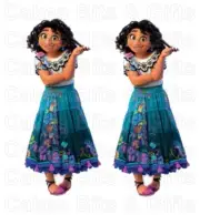2 x 12.4cm MIRABEL MADRIGAL on Edible Icing CAKE DECORATION Birthday ENCANTO