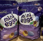 Cadbury Mini Eggs Milk Chocolate With A Crisp Sugar Shell 42 OZ, EASTER! 2-PACK