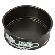 Bakemaster Carbon Steel Springform 15cm Round Cake Pan Oven Baking Mould Grey