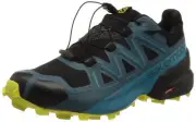 SALOMON Men's Speedcross 5 Gore-tex Trail Running Night Sky Barrier Reef Sz 11
