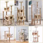 Cat Tree Tower Scratching Post Scratcher Cats Condo House Bed Furniture