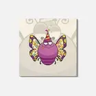 Drunk Butterfly Animal 4'' X 4'' Square Wooden Coaster