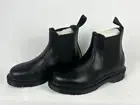 Dr. Martens 2976 Smooth Leather Black Mono Boot Women Size 7 UK 5