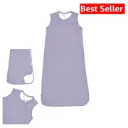Unisex Baby & Toddler Sleep Bag - 0.5 Tog Bamboo Wearable Blanket, Large Taro
