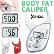Electronic Measurement Fat Caliper Fitness Gym Skinfold Body Weight Loss Tester