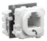 Clipsal CAT-3 MODULAR SOCKET 6-Way 6-Contact RJ12 Telephone, Clip In *Aust Brand